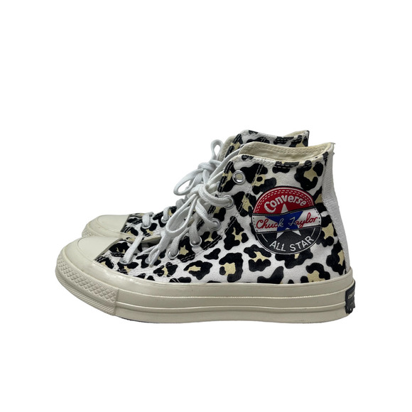 Converse Chuck Taylor 70 High Logo Play - Desert Ore Animal Print Men 5/Women 7 - Picture 2 of 9